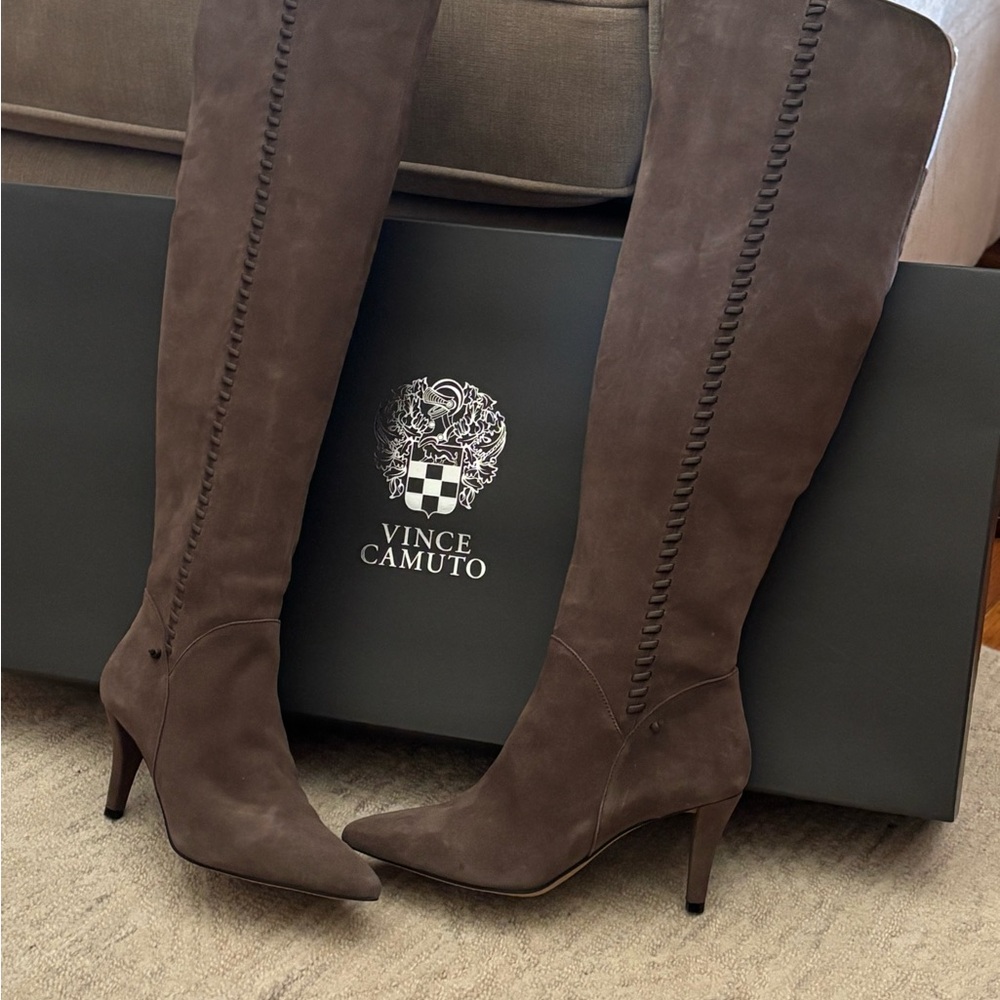Vince Camuto Women's Brown Knee-High Boots